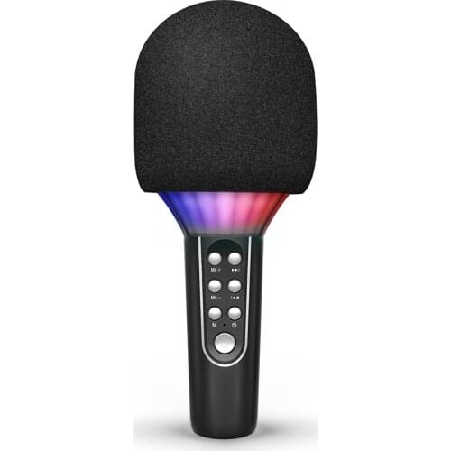 Fivtek karaoke wireless microphone, portable handheld karaoke speaker machine with magic sound recording function, the best gift
