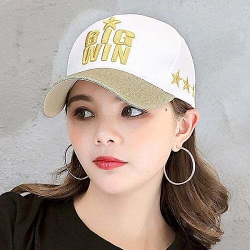 2021 Best-selling Womens Baseball Caps Spring and Summer Fashion All-match Sequined Cap Mens Street Outdoor Sports Sun Hats