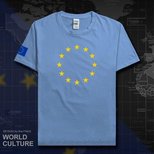 European Union United in Diversity EU EUR men t shirt fashion 2019 jerseys nation team 100% cotton t-shirt fitness clothing 20