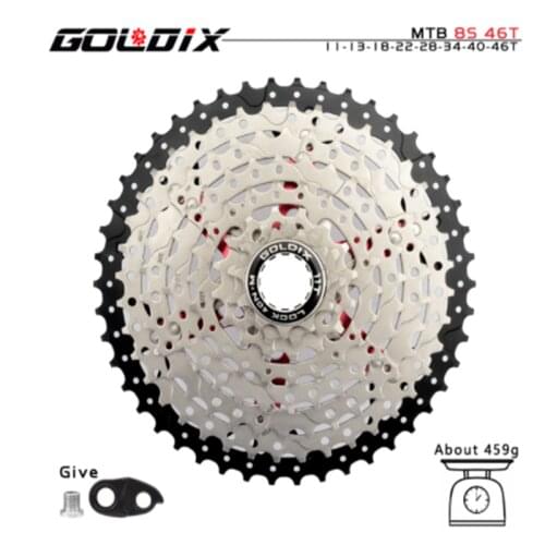 GOLDIX bicycle freewheel 8S/9S/10s/11S/12s mountain bike Sprockets32T/36T/40T42T/46T/50T/52T cassette flywheel for SHIMANO/SRAM