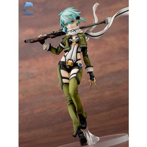 Hot anime Sword Art Online (SAO) Sinon action figure Gun Gale Online (GGO) characters Shino Asada toys