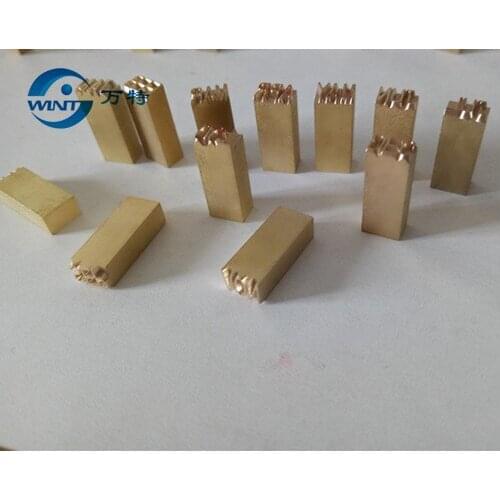 Hot stamping letters metal types,customize block type size base 2*4*15 mm