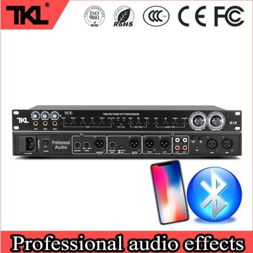 TKL K10 Bluetooth Digital Preamp Effect Karaoke Sound Mixer professional Audio Processor