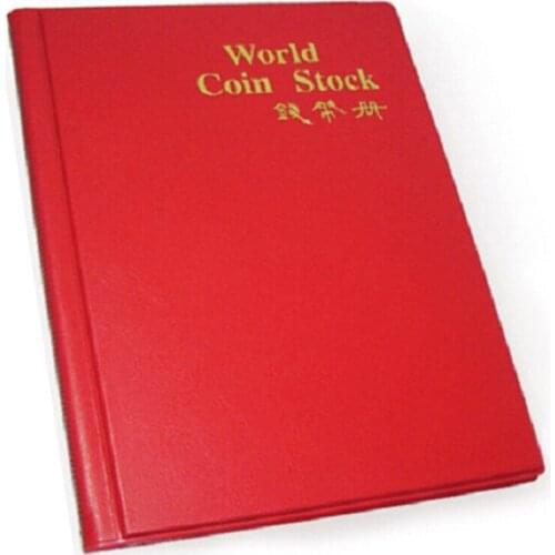 Fashion Trendy 12 Pages Each Pag Coins Album Coin Holder Pocket Album Book Collecting Money Penny Storage Portable Random Colors