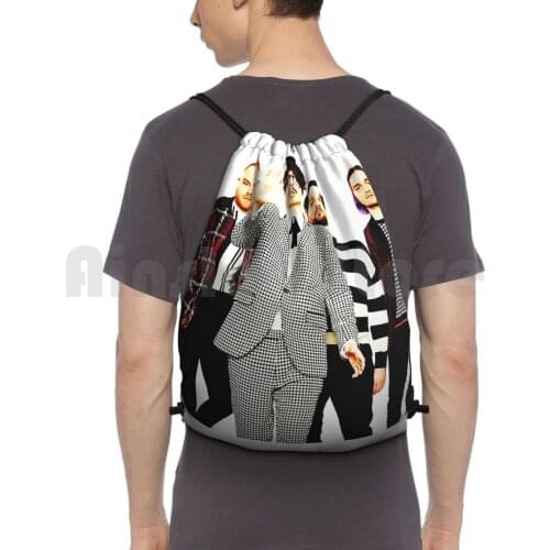 Joiwape Band Music America Backpack Drawstring Bag Riding Climbing Gym Bag Joywave American Indie Band Rochester New York