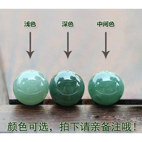 Natural Myanmar green jade beads for DIY jade bracelets jade gift jade beads necklace bracelets for women christmas bracelet