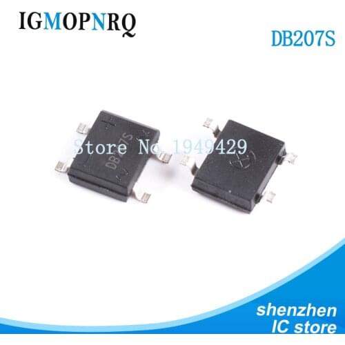 10PCS/LOT DB207 SMD B207 DB207S SMD SOP Bridge Rectifiers 1000V 2A