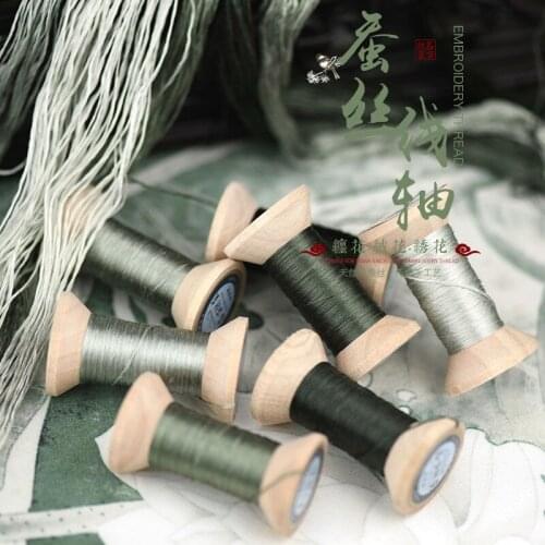 New Item Chinese 100% Silk Embroidery Thread Yarn embroidery floss for Sewing ArticleWooden packing