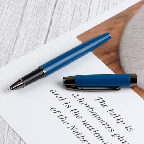 Picasso Fountain Pen 920 Pimio Metal Iridium Extra Fine 0.38mm Meteorite Blue Nostalgic Pen Fit Office & Home Writing