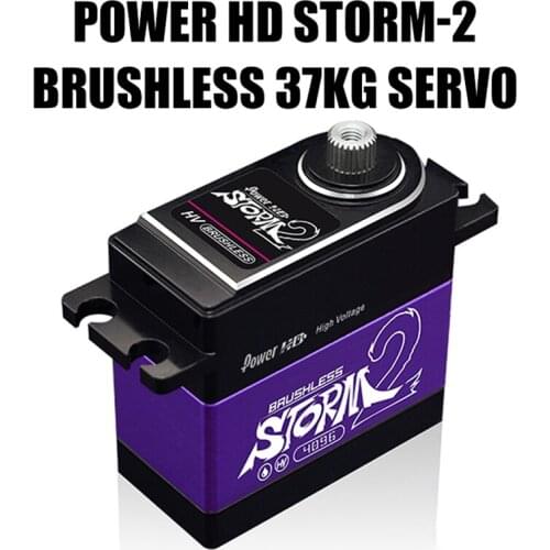 Power HD STORM-2 Brushless 37KG High Torque Metal Gear UDR Short-course Truck Servo Upgrade for RC Car