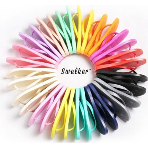 Swalker Women Shoes Slippers Fashion Designer Beach Flip Flops Ladies Summer Flat Thong Sandals Shower Slides