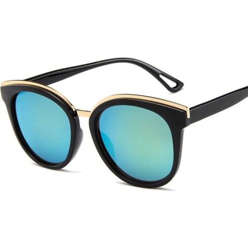 Luxury Mercury Cat Eye Lens Retro Sunglasses Unisex Sun Glasses For Men Women Classic Quality Cheap Toad Mirror Sunglasses