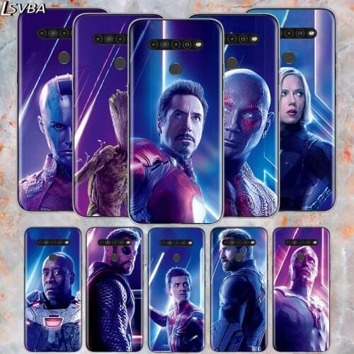 The Avengers Man For LG V60 V50S V50 G8X G8S G8 G7 ThinQ 5G K61 K51S K41S K30 K20 Q60 Q9 Soft Phone Case