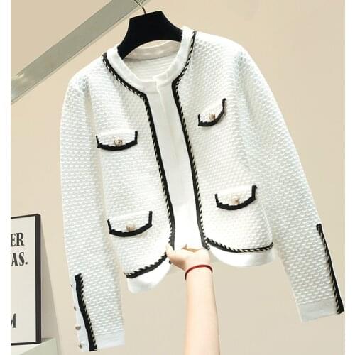 Knitted Cardigan 2020 Autumn Womens Clothing New Female Knitted Thin Sweater Coat Top Sun-Proof Clothing Shirt Femme Sweater