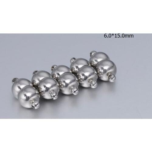 50PCS/Lot Bracelet Necklace Magnetic Magnet Clasps 6.0*15.0mm FASHION