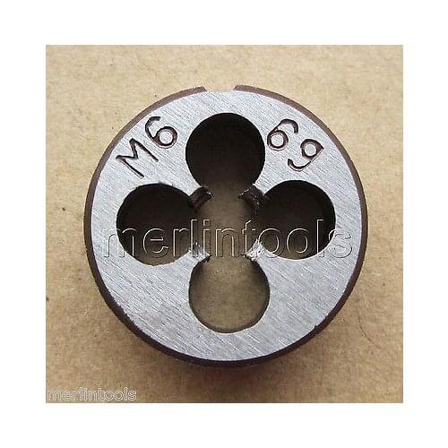 6mm x 1 Metric Right Hand Die M6 x 1.0 Pitch