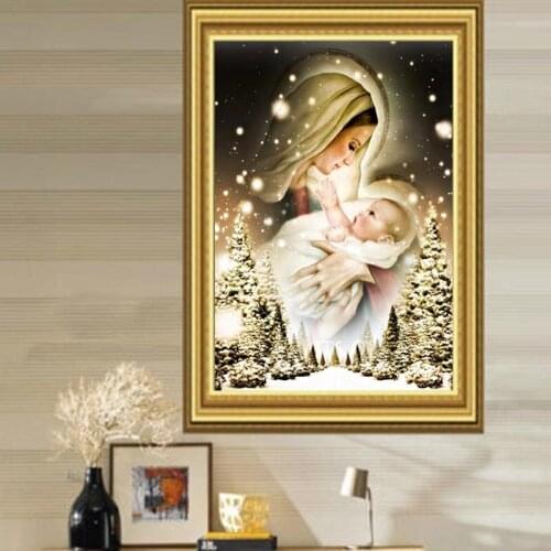 Diamond Embroidery Diy Diamond Painting Cross Stitch Kits Diamond Mosaic Our Lady Full Square Diamond Embroidery RS099