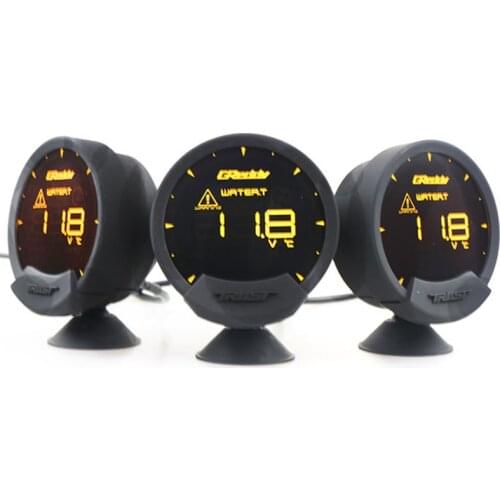 7 colors Greddi Sirius LCD Racing-Gauge Turbo boost Speed Volts Water Temp Oil Temp Oil Press RPM EGT A/F Fuel Ratio Car Meter