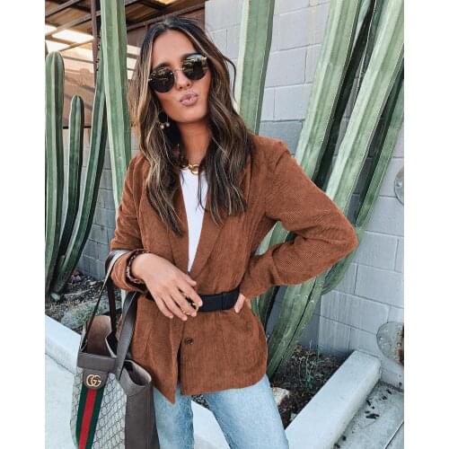 BKLD New Autumn Winter Women Fashion Solid Color Loose Pocket Long Sleeve With Button Coat Vintage Outerwear Female Streetwear
