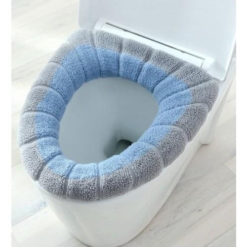Toilet Seat Cover, Warm Soft Acrylic Washable Carpet, Home Decor, Closestool, Mat, Seat Cover, Toilet Lid, Bathroom Accessories