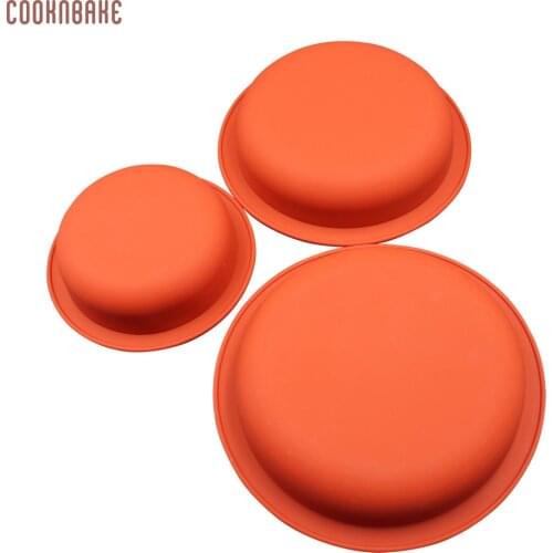 COOKNBAKE Silicone Mould for Pizza Round Pizza Pan Disc Cake Baking Tool Pastry kitchen Tools