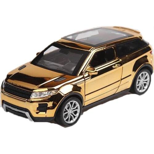 Childrens Tys Mini Alloy Car Model Plating Car Pull Back Car Model Simulation Off-Road Vehicle Decoration Toy Gift
