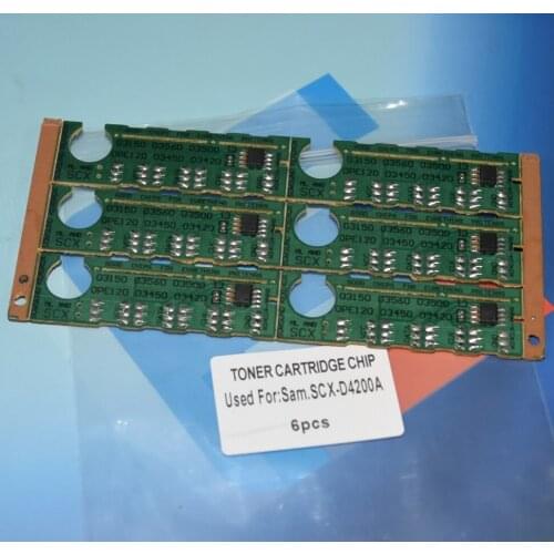 SCX-D4200A toner cartridge chip for Samsung SCX-4200 SCX 4200 D4200A 4210 laser printer power refill reset counter