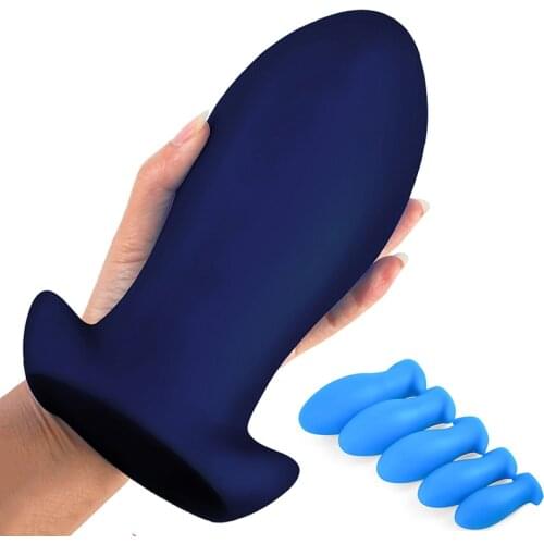 Blue Prostate Massager Huge Anal Plug Male Silicone Big Butt Plug Anus Diltor Large Dildos G Spot Masturbation Adult Sex Shop 18