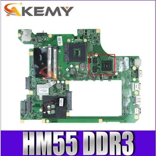 Laptop Motherboard For LENOVO Ideapad B560 HM55 Mainboard 11012613 10203-1 LA56 MB 48.4JW06.011 N11M-GE2-S-B1 DDR3