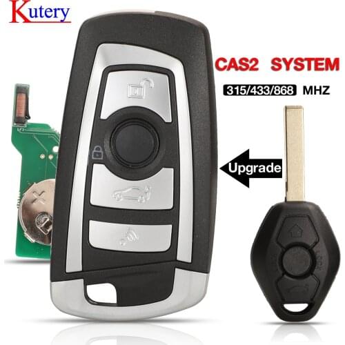 Kutery 5PCS modified Car Remote Key for BMW CAS X3 X5 Z3 Z4 Z8 3/5/6/7 E63 E60 Series Keyless Entry Transmitter CAS2 System