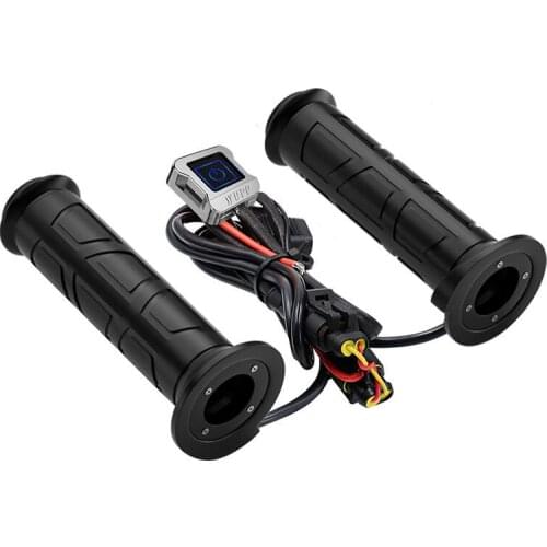 Motorcycle Heating Handle Waterproof Handle Fit for ATV Winter Third Gear Temperature Adjustment Suitable Electric Hand Grips