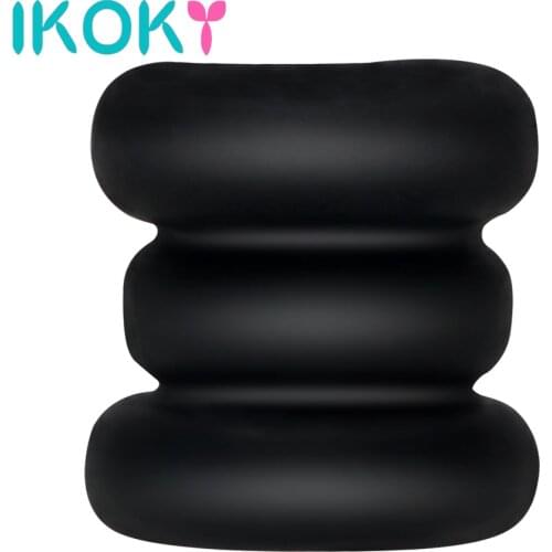 IKOKY Glans Trainer TPE Male Masturbator Cup Adult Products Artificial Vagina Delay Ejaculation Vaginal Sex Toys for Men Male