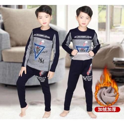 New Winter Kids Clothes Music Boys Home Wears 3 4 5 6 7 8 9 10 11 12 14 Years Boys Clothing Set Suit Boys Sweatshirts And Pants