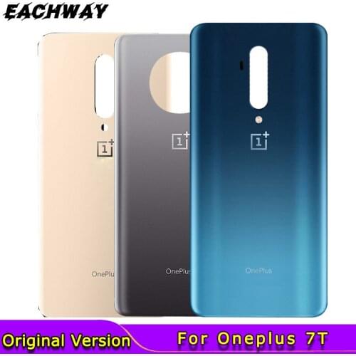 Back Glass Cover Oneplus 7 7T Pro Battery Cover One Plus 7 T Rear Door Case Oneplus 7T Back Cover With Camera Lens+Adhesive Tape