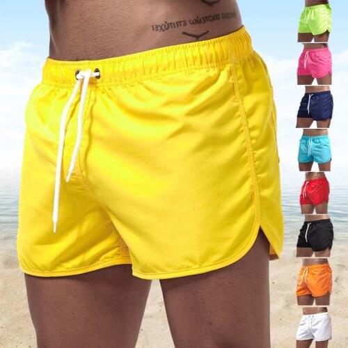 2021 New Man Swimswear Men Swimsuit Sexy Swimming Trunks Sunga Hot Mens Swim Briefs Summer Beach Shorts