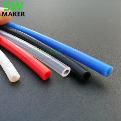 SWMAKER Blue/Red/white/black PTFE Tube PiPe 3D Printer Parts For RepRap Rostock J-head Hotend Bowden Extruder 4*6mm 2*4mm