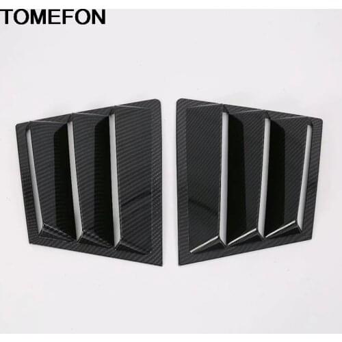 TOMEFON For Mazda 6 Atenza 2014 to 2018 Rear Window Air Condition AC Vent Outlet Cover Trim Styling Interior Accessories ABS