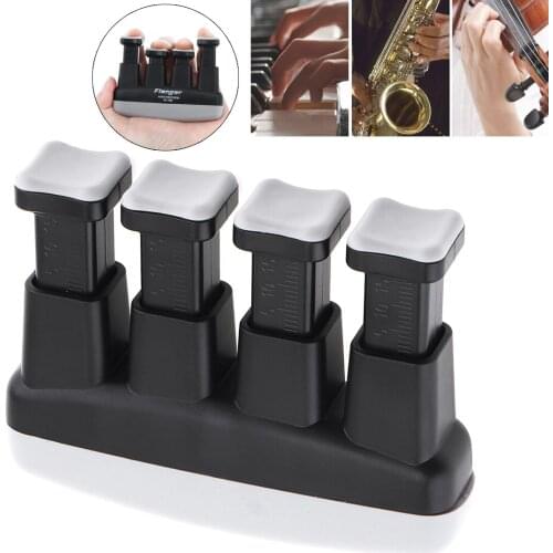 Hand Finger Exerciser Medium Tension Hand Grip Trainer Tension Range with Scale Accessories for Guitar Bass Piano Players