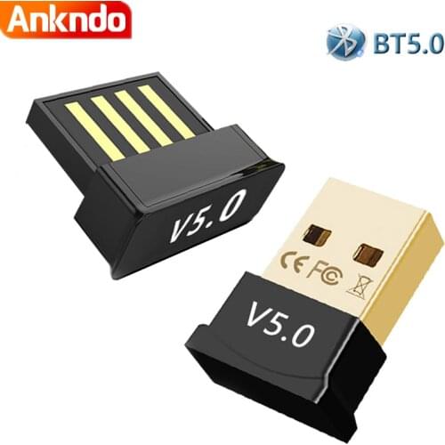 USB Bluetooth 5 Adapter for PC Wireless Bluetooth 5.0 Dongle Audio Receiver 4.0 Laptop Transmitter Mini Adapters BLE Sender