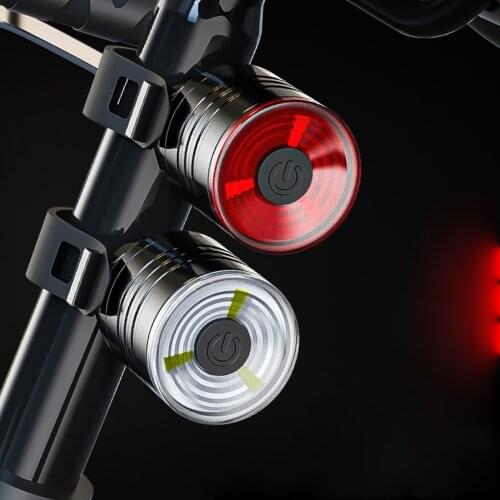 Bike Rear Light Battery Powered Chargeable Bicycle Lamp Cycling Taillight Waterproof Bicycle Headlight Rear Taillight Lamp