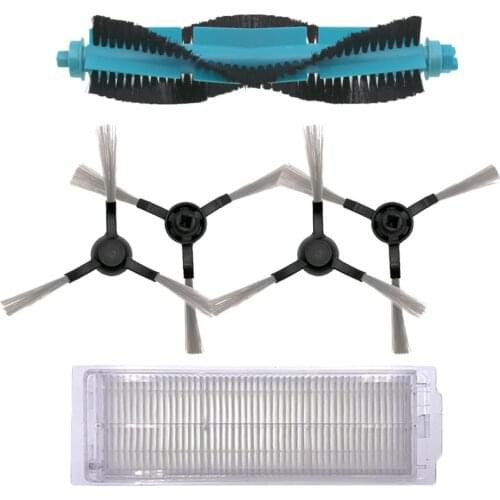 1 brush+4 brush+1 HEPA robot sweeper accessories replacement for Viomi V2 V-RVCLM21B vacuum cleaner