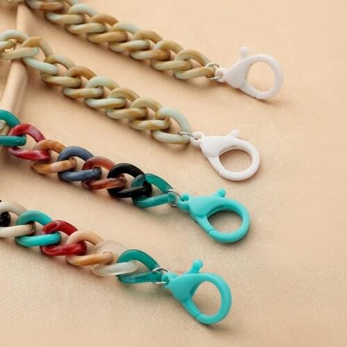 ZV New Fashion Mask Chain Strap Women Jewelry Face Cover Strap Rainbow Necklaces Sunglasses Lanyard For Mask Holder Dropshipping