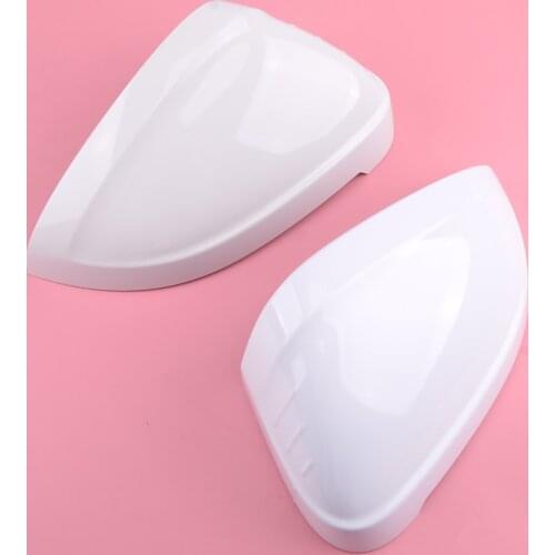 1 Pair ABS White Left & Right Door Side Rearview Wing Mirror Cover Cap Housing 8W0 857 527 Fit For Audi A4 S4 B9 A5 S5 RS4
