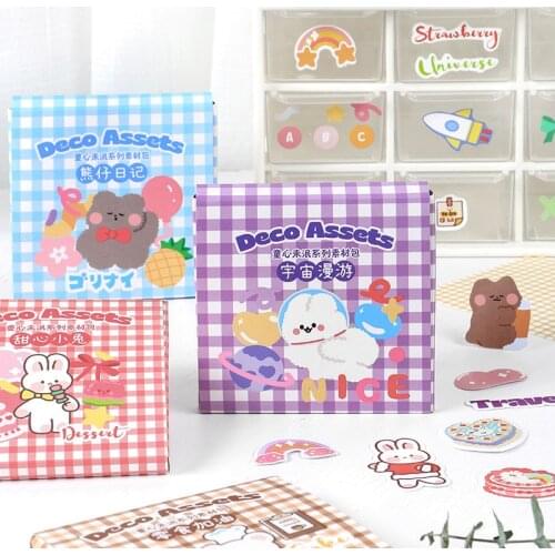 80Pcs/Pack N Times Sticky Notes Creative Self-stick Daily Planner Page Marker Paper Sticker Message School Office Supplies