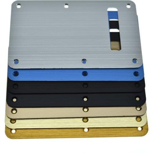 Dopro Aluminum Anodized Modern ST Strat Back Plate Tremolo Trem Cavity Cover Fits American/Mexican Fender