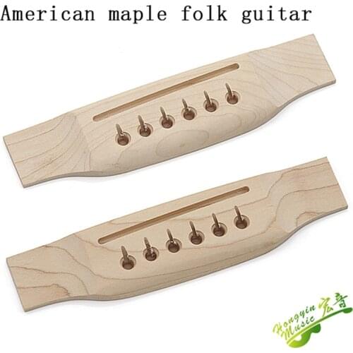 American hard maple folk guitar under the code of universal code under the code of the code bridge to pull the string board of t