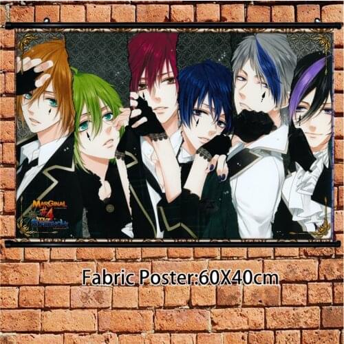 Anime Poster MARGINAL #4 the Animation Nomura R L Aiba Rui Wall Scroll 60x40cm Art Prints Room Home Decoration