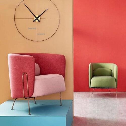 Dormitory Designer Balcony Leisure Sofa Simple Modern Bedroom Hotel Lazy Back Sofas Nordic Living Room Furniture Lounge Chair