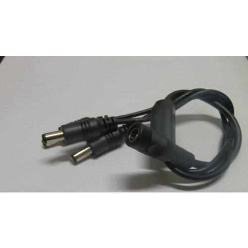 Electrical Wires 50pcs lot, 1 input 2 output DC Spliiter, UL Approval cable/cords,5.5x2.1mm