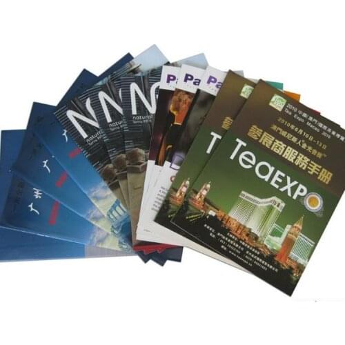 China softcover book product a4 brochure cheap magazine printing Customized products catalogues printing